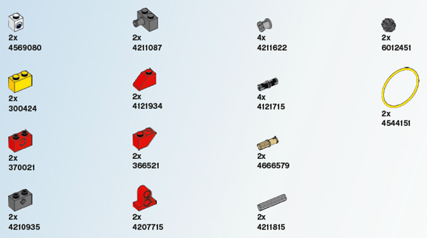 WeDo Replacement Pack 1