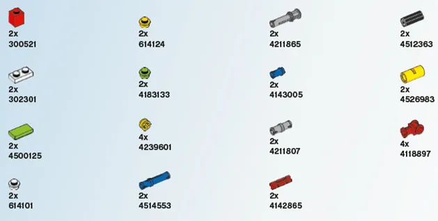 WeDo Replacement Pack 2
