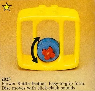 Flower Rattle-Teether