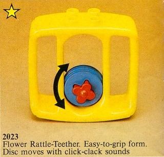 Flower Rattle-Teether