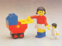 Mother with Baby Carriage