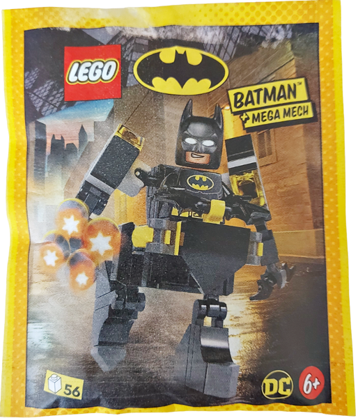 Batman with Mega Mech paper bag