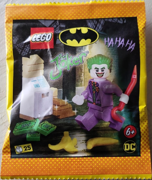 The Joker with ATM paper bag