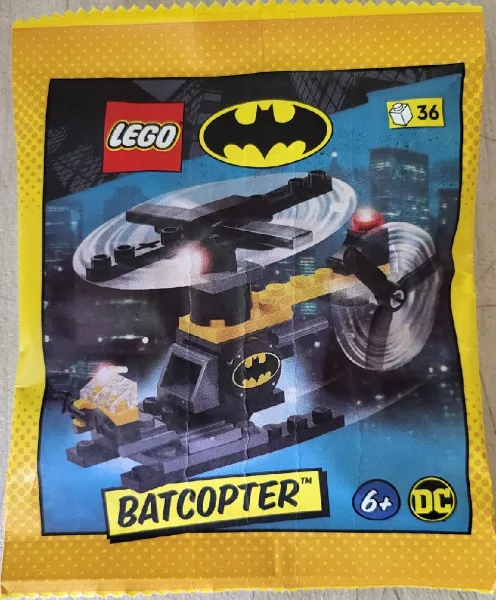 Batcopter paper bag