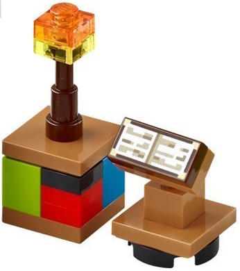 Advent Calendar 2025, Minecraft (Day 14) - Lectern, Bookshelf and Torch