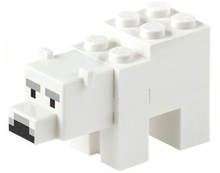 Advent Calendar 2025, Minecraft (Day 15) - Baby Polar Bear