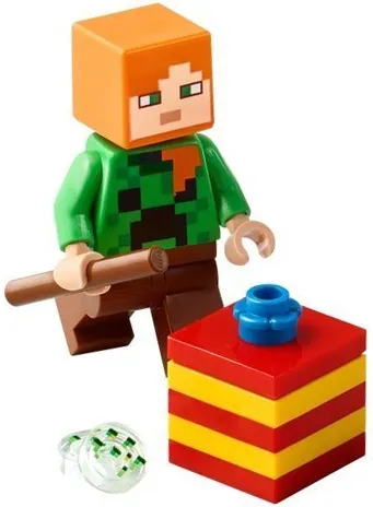 Advent Calendar 2025, Minecraft (Day  1) - Alex with Present