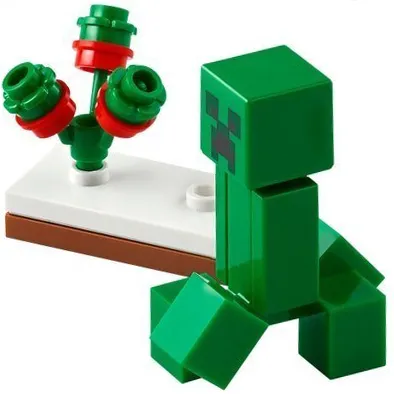 Advent Calendar 2025, Minecraft (Day  4) - Creeper and Sweet Berry Bush