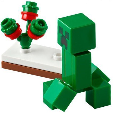 Advent Calendar 2025, Minecraft (Day  4) - Creeper and Sweet Berry Bush