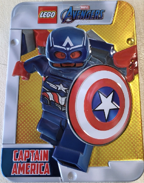 Captain America metal box {Rectangular Box Version}