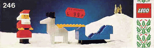 Santa with Sleigh and Reindeer