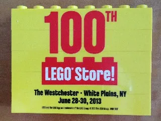 LEGO Store 100th LEGO Store Grand Opening Set, White Plains, NY, June 28-30, 2013