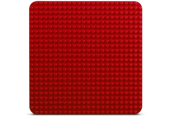 Large Red Building Plate