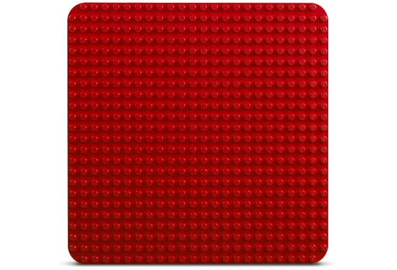 Large Red Building Plate