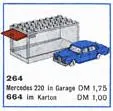 1:87 Mercedes 220 with Garage