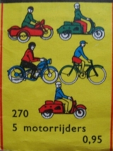 5 Cyclists / Motorcyclists