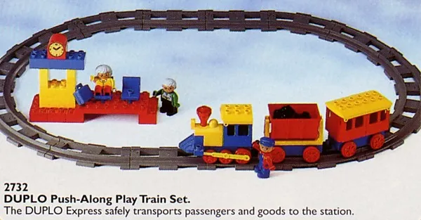 Push-Along Play Train Set