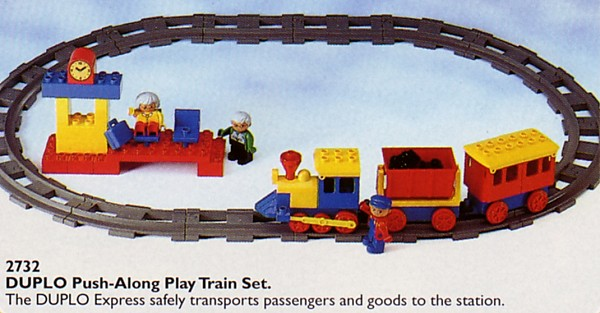 Push-Along Play Train Set