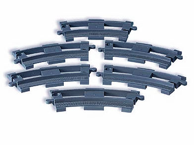 Curved Track (Dark Bluish Gray)