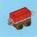 Advent Calendar 2010, City (Day 19) - Toy Train Car, Red