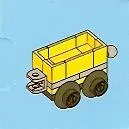 Advent Calendar 2010, City (Day 21) - Toy Train Car, Yellow