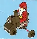 Advent Calendar 2010, City (Day 24) - Santa Claus with Toy Train Engine