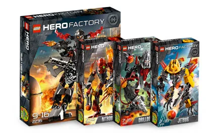 Hero Factory Fire Villains Collection