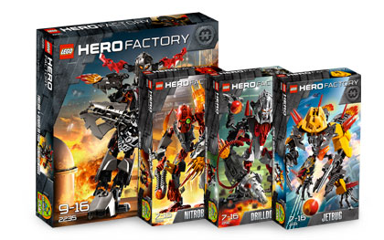 Hero Factory Fire Villains Collection