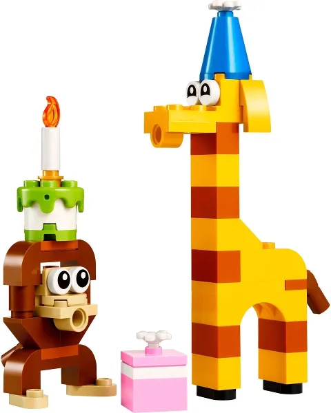 Birthday Party Animals paper bag / polybag