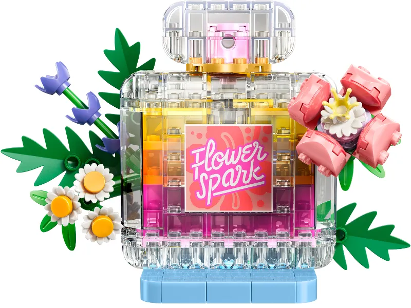 Floral Perfume Bottle