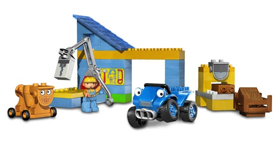 Scrambler and Dizzy at Bob's Workshop