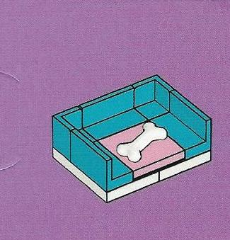 Advent Calendar 2012, Friends (Day 14) - Dog Basket with Bone