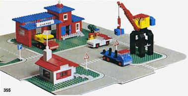 Town Center Set with Roadways