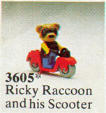 Ricky Raccoon and his Scooter