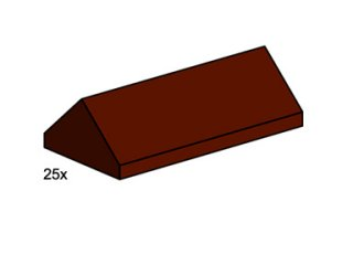 2 x 4 Brown Ridge Roof Tiles Steep Sloped