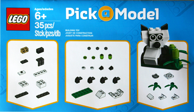 LEGO Brand Store Pick-a-Model - Panda blister pack