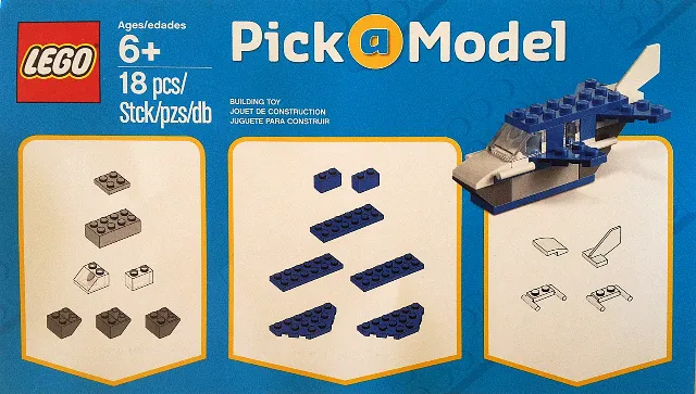 LEGO Brand Store Pick-a-Model - Jet blister pack