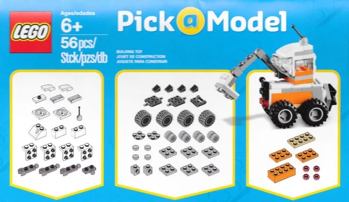 LEGO Brand Store Pick-a-Model - Digger blister pack