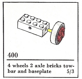 Small Wheels with Axles (The Building Toy)