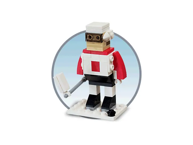 Monthly Mini Model Build Set - 2012 02 February, Hockey Player polybag