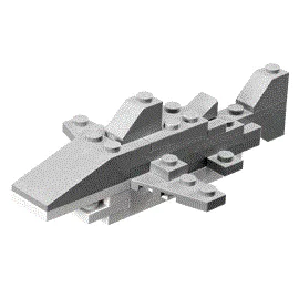 Monthly Mini Model Build Set - 2012 08 August, Shark polybag