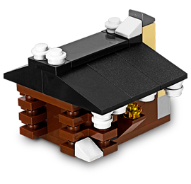 Monthly Mini Model Build Set - 2013 02 February, (Log) Cabin polybag