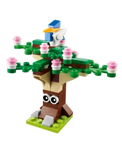Monthly Mini Model Build Set - 2014 03 March, Spring Tree polybag