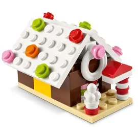 Monthly Mini Model Build Set - 2014 12 December, Gingerbread House polybag