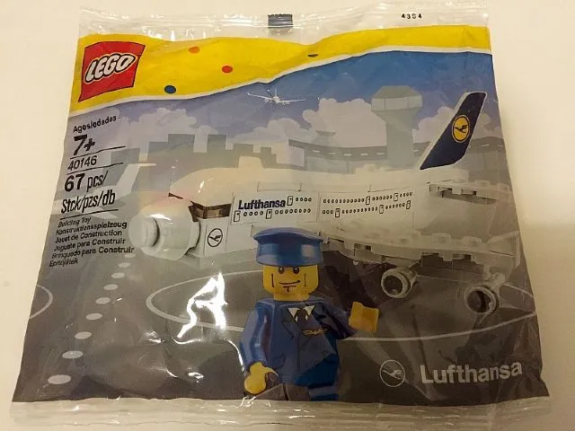 Lufthansa Plane polybag