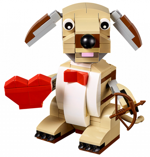 Valentine's Cupid Dog