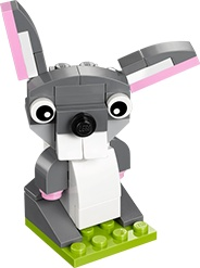 Monthly Mini Model Build Set - 2016 03 March, Easter Bunny polybag