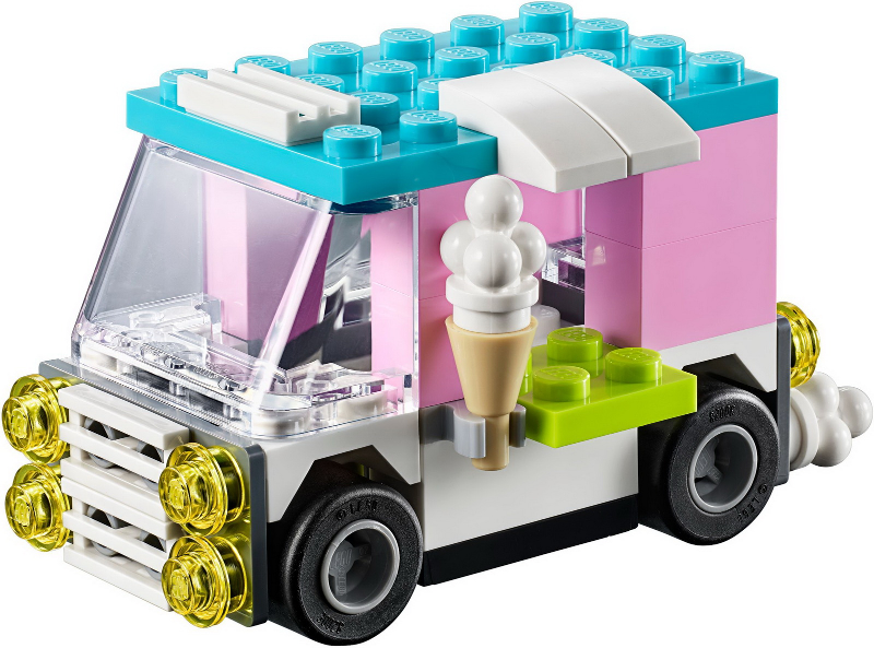 Monthly Mini Model Build Set - 2019 07 July, Ice Cream Truck polybag