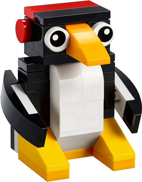 Monthly Mini Model Build Set - 2019 12 December, Penguin polybag