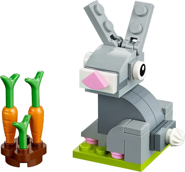 Monthly Mini Model Build Set - 2020 04 April, Easter Bunny polybag
